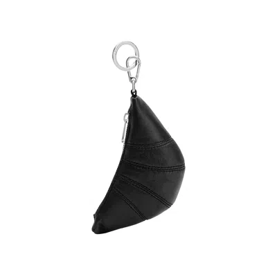 Pre-owned Lemaire Mini Croissant Keyring Ii 'black' | Men's Size Onesize