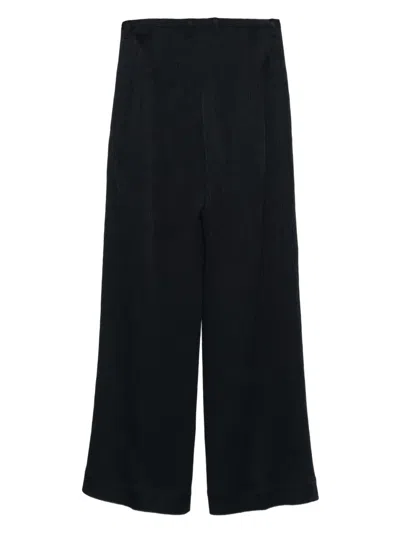 Christian Wijnants Pamir Pleated Drawstring Palazzo Pants In Blue