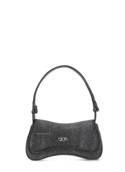 Diesel Play-clutch In Crystal Denim In Black