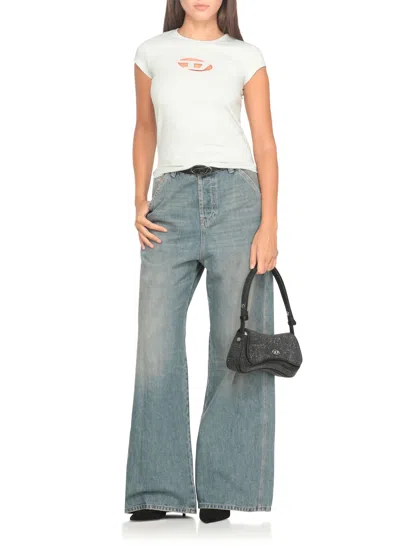 Diesel Play-clutch In Crystal Denim In Black