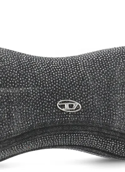 Diesel Play-clutch In Crystal Denim In Black