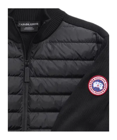 Canada Goose Down-merino Wool Hybridge Puffer Jacket In Black