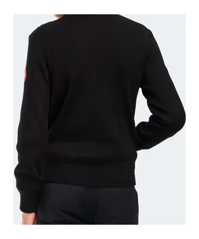 Canada Goose Down-merino Wool Hybridge Puffer Jacket In Black