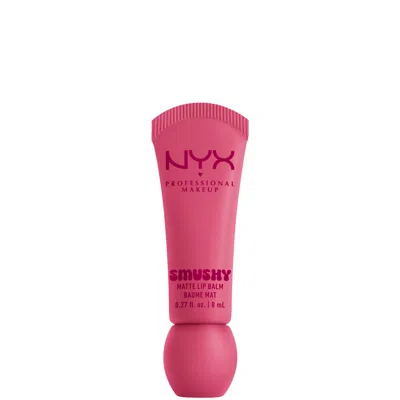 Nyx Professional Makeup Smushy, Matte Lip Balm, Soft Diffused Colour, Matte Finish - Swipe Sesh