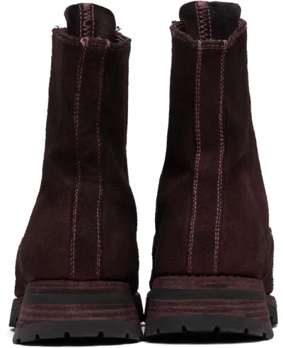 Guidi Burgundy 210wv Boots In Black