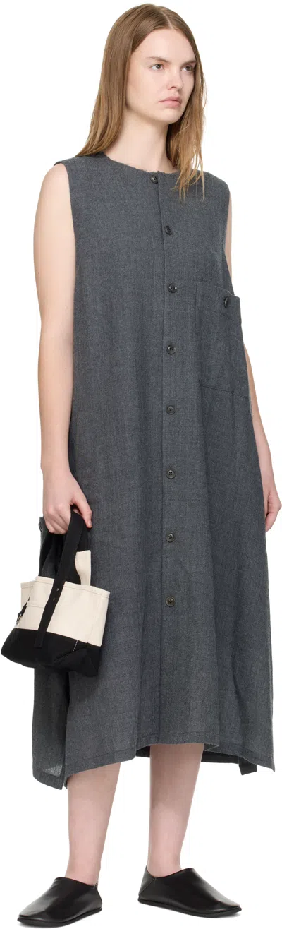 Y's Off-white & Black Mini Washer Canvas Bag