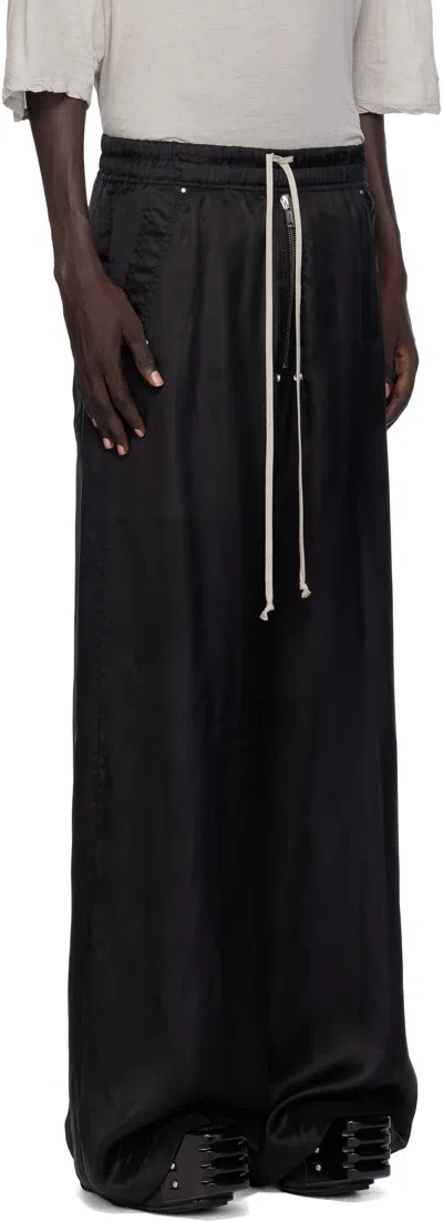 Rick Owens Men Wide Bela Pants In Black