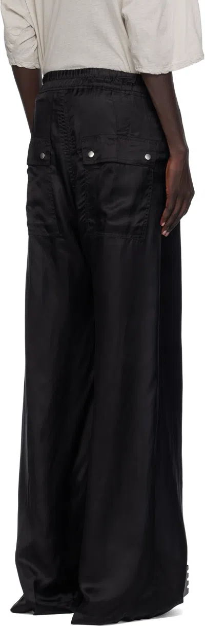 Rick Owens Men Wide Bela Pants In Black