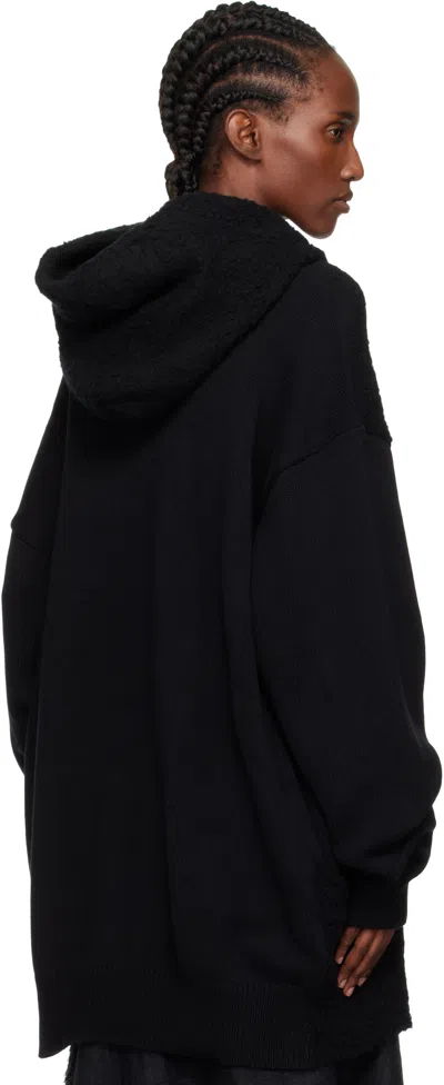 Y's Black Toggle Hoodie In Multi