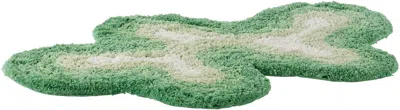 Mush Studios Green Rumpy Bath Mat In Green