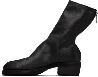 Guidi Back Zip Boots In Black