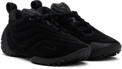 Nike Astra Ultra Quilted Satin Sneakers In Black