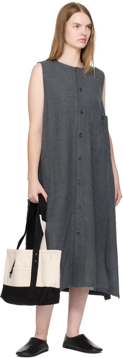 Y's Off-white & Black Mini Washer Canvas Bag