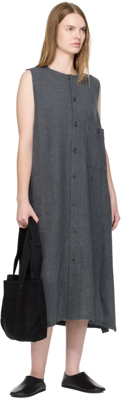 Y's Black Big Washer Canvas Tote