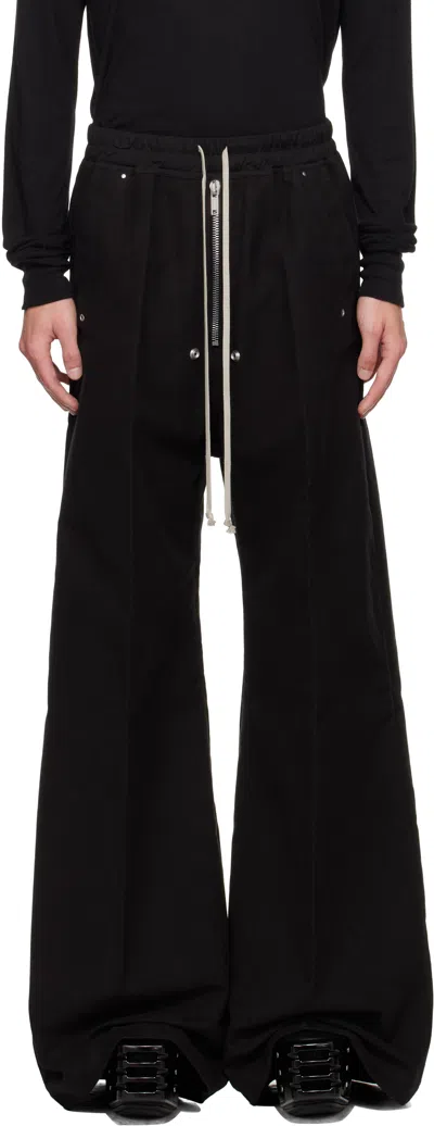 Rick Owens Men Wide Bela Pants In Black