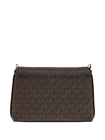 Michael Kors Monogram-pattern Bag In Brown