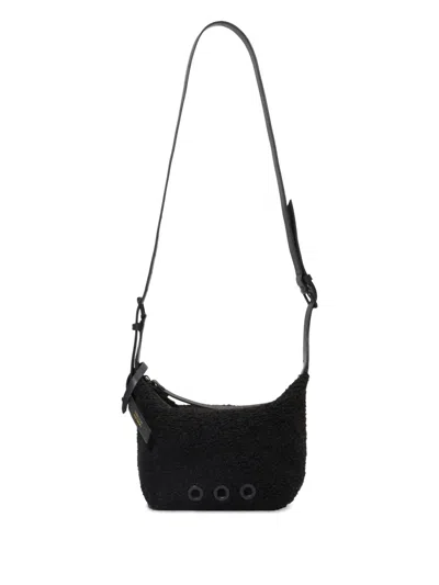 Osklen Eyelet Detailing Shoulder Bag In Black
