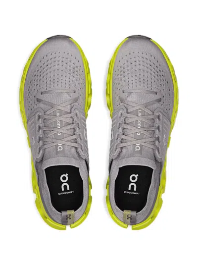 On Running Cloudswift 4 "alloy/lime" Sneakers In Gray