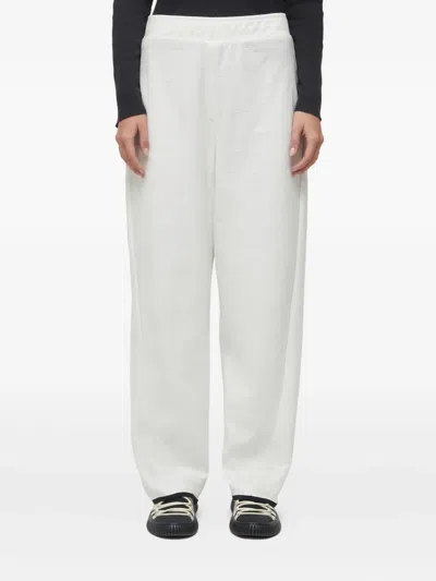 Osklen Double-face Outline Trousers In White