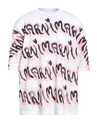 Marni Man T-shirt White Size 40 Cotton In White