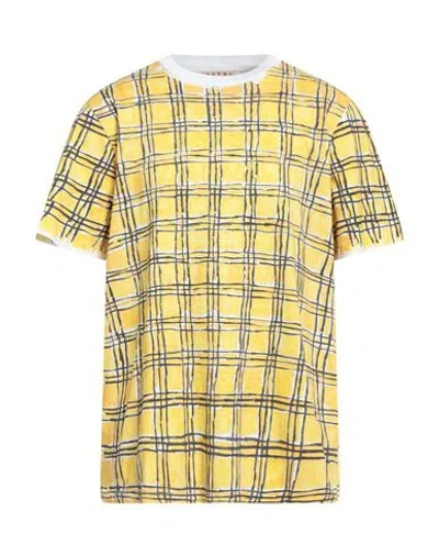 Marni Man T-shirt Yellow Size 42 Cotton In Yellow