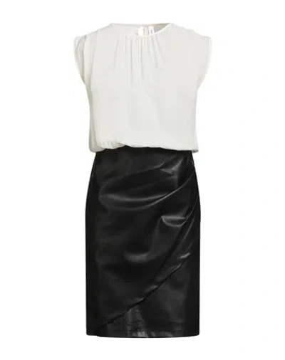 Tensione In Woman Midi Dress Ivory Size M Polyester, Elastane, Polyurethane In White