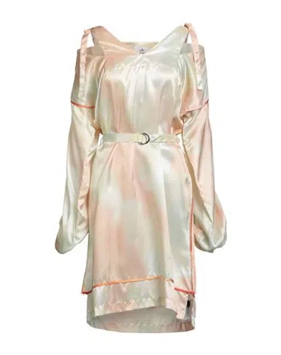 Vivienne Westwood Woman Midi Dress Light Pink Size 8 Viscose In Neutral