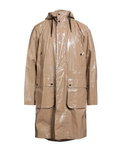 Herno Man Overcoat & Trench Coat Sand Size 42 Polyethylene, Polyurethane In Brown