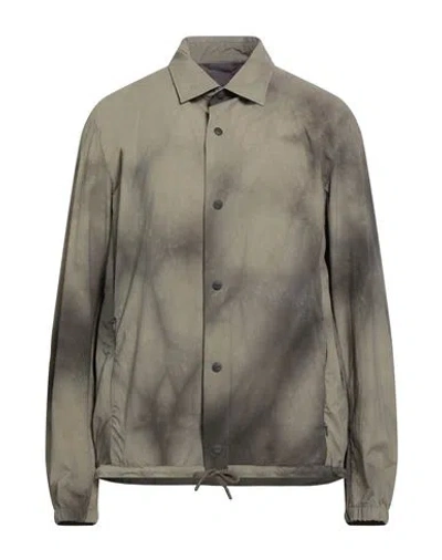 Herno Man Jacket Military Green Size 44 Polyamide, Polyester In Green