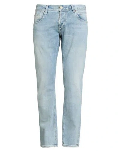 Baldessarini Man Jeans Blue Size 35w-32l Cotton, Elastane In Blue