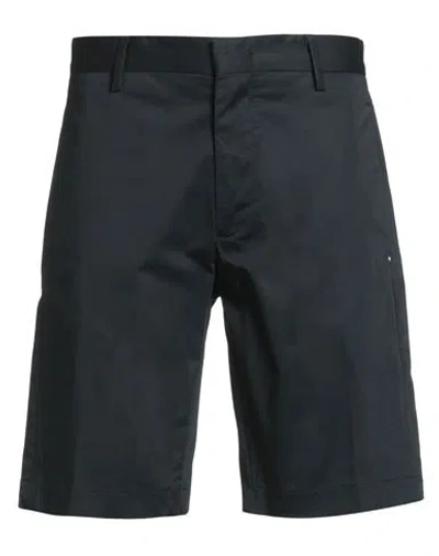 Liu •jo Man Man Shorts & Bermuda Shorts Midnight Blue Size 28 Cotton, Elastane In Blue