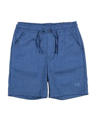 Bikkembergs Toddler Boy Shorts & Bermuda Shorts Navy Size 4 Polyester, Viscose, Elastane In Blue