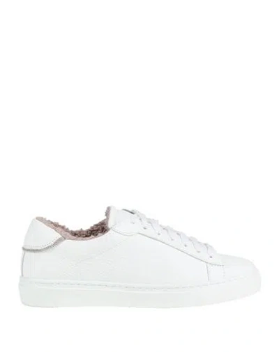 Fabiana Filippi Woman Sneakers White Size 7 Leather In White