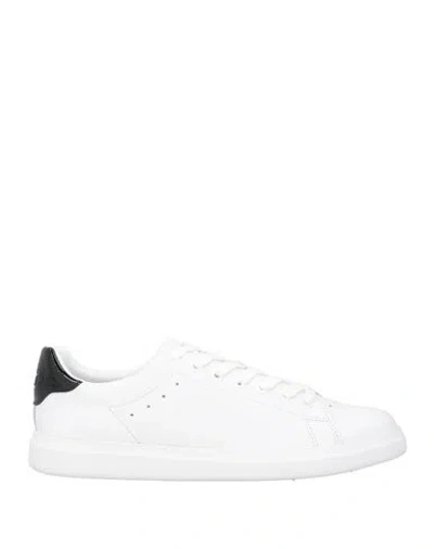 Tory Burch Double T Howell Low-top Leather Sneakers In White