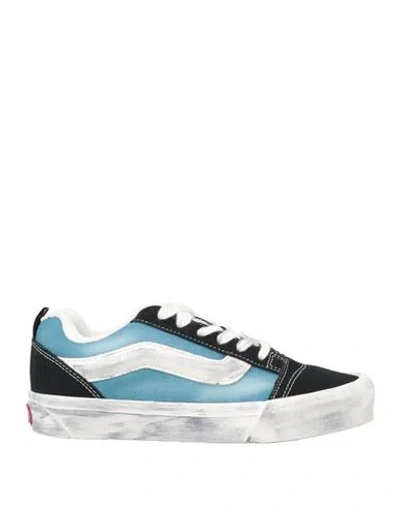 Vans Old Skool Navy Color Block Lace-up Sneakers In Blue
