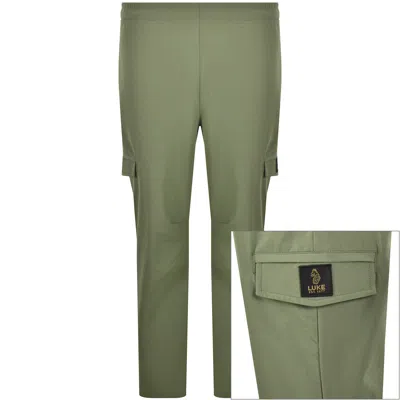 Luke 1977 Semantic Woven Trousers Green In Green