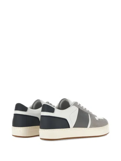 Hogan Smooth And Suede Leather H Tv Sneakers. In White