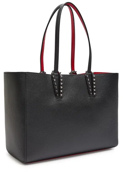 Christian Louboutin Cabata Shoulder Bag In Leather With Studs Detail On The Front In Black