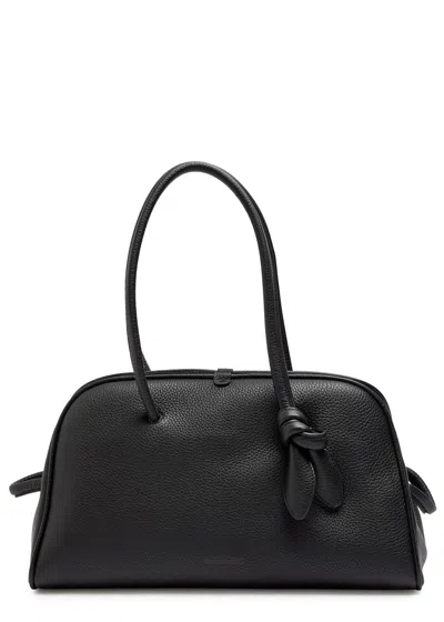 Jacquemus Le Turismo Grained Leather Shoulder Bag In Black