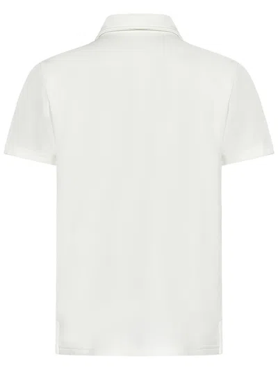 Franzese Collection Franzese Napoli Wimbledon Model Polo Shirt In White