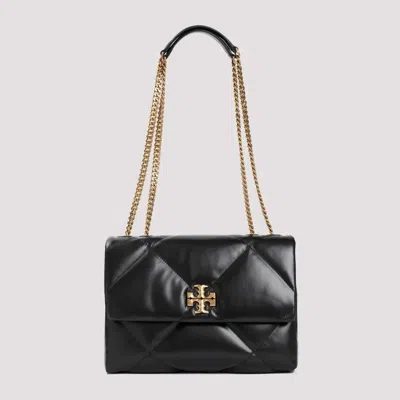 Tory Burch Shoulder Convertible Kira Shoulder Bag With Diamante Trapuntatura In Black