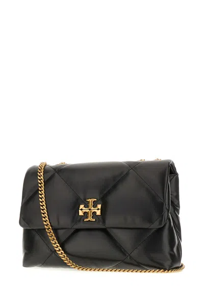 Tory Burch Shoulder Convertible Kira Shoulder Bag With Diamante Trapuntatura In Black