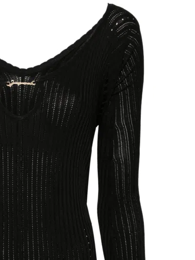 Jacquemus La Mini Robe Pralu Mini Dress Women In Black