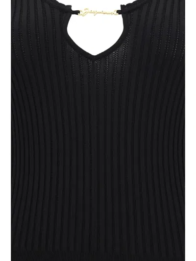 Jacquemus La Mini Robe Pralu Mini Dress Women In Black
