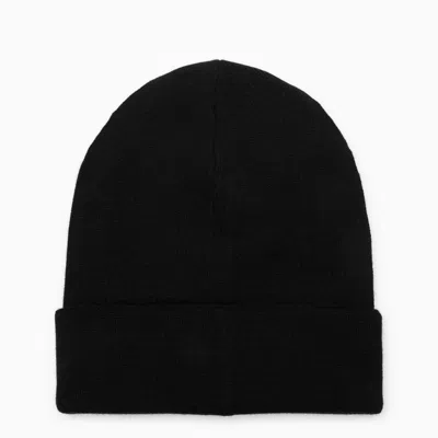Alexander Mcqueen Logo Embroidered Beanie In Black