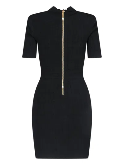 Balmain 4-pocket Knitted Cardigan In Black