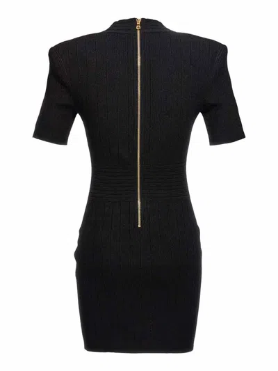 Balmain 4-pocket Knitted Cardigan In Black