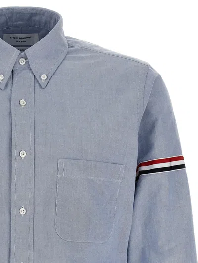 Thom Browne Classic Cotton Shirt In Blue