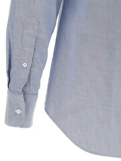 Thom Browne Classic Cotton Shirt In Blue