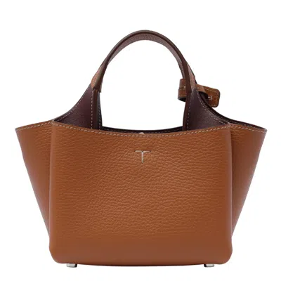 Tod's Brown Leather Bag In Brown